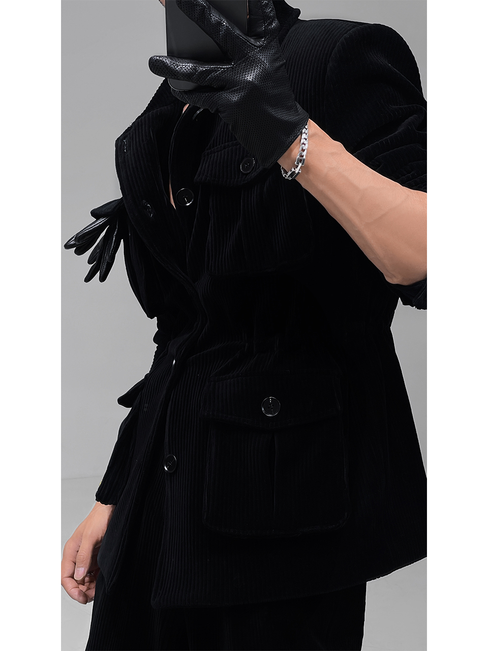 High-End Vintage Dragon Dadao Hunting Jacket Set for Autumn Winter - Niche Quality Street Style Fashion