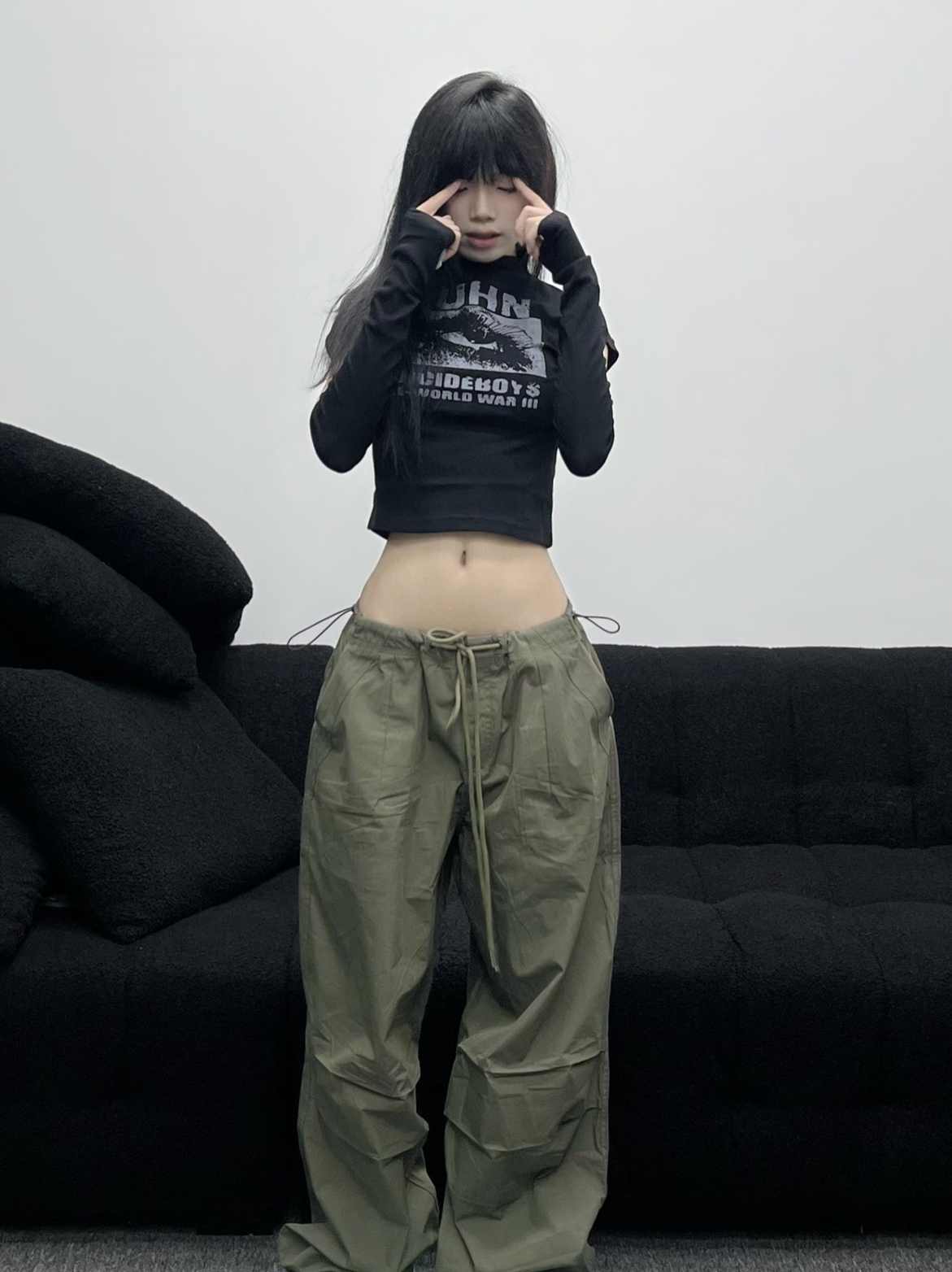 High-Neck Fitted Red Jazz Dance Top for Women, Sweet and Spicy Base Layer Shirt for Autumn and Winter Fashion High-Neck Fitted Red Jazz Dance Top for Women, Sweet and Spicy Base Layer Shirt for Autumn and Winter Fashion