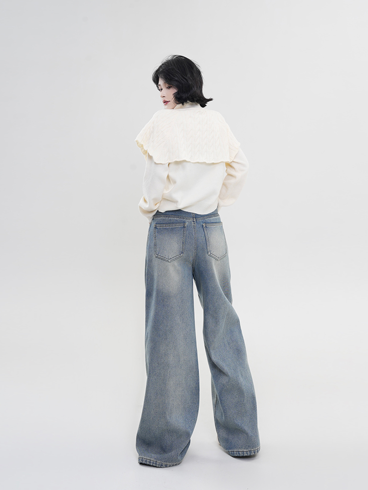 High-Neck Long Sleeve Knitted Cardigan Sweater Coat for Women - Solid Color, Fake Two-Piece, Korean Autumn Winter Style High-Neck Long Sleeve Knitted Cardigan Sweater Coat for Women - Solid Color, Fake Two-Piece, Korean Autumn Winter Style