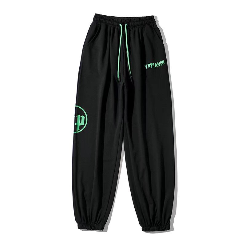 High Street White Letter Printed Jazz Dance Harem Jogger Pants for Practice and Performance High Street White Letter Printed Jazz Dance Harem Jogger Pants for Practice and Performance