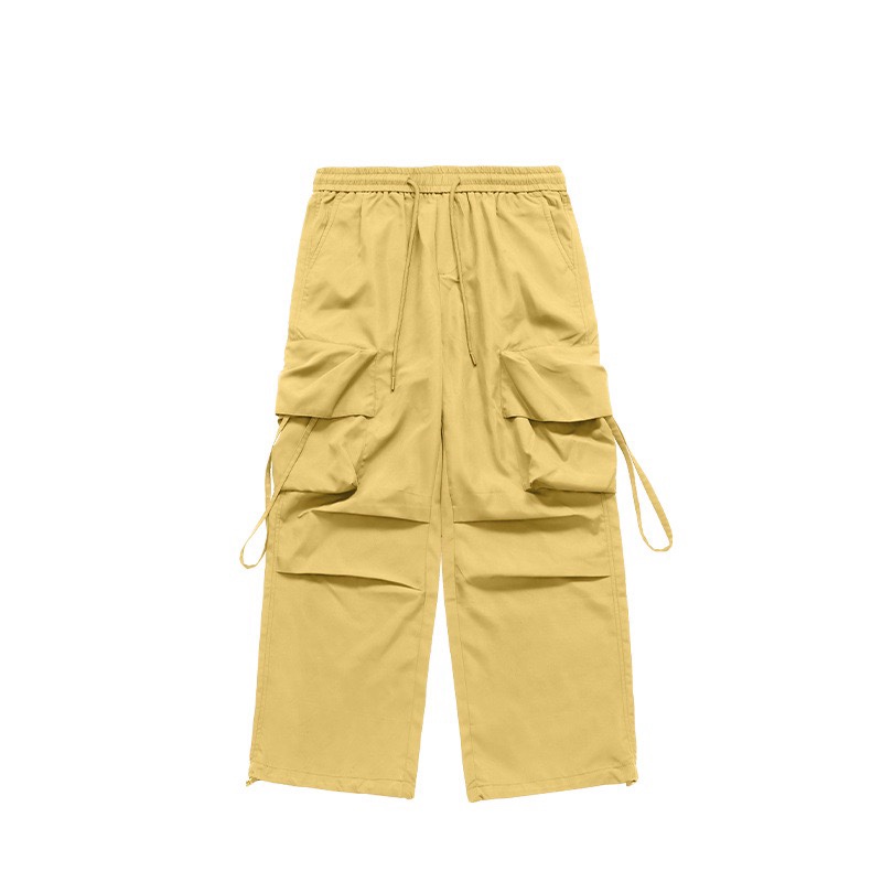 High Street Women's Drawstring Cargo Pants - Loose Wide-Leg Casual Dance Pants for Hot Girl Style High Street Women's Drawstring Cargo Pants - Loose Wide-Leg Casual Dance Pants for Hot Girl Style