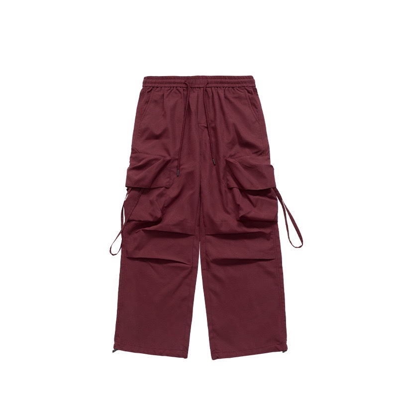 High Street Women's Drawstring Cargo Pants - Loose Wide-Leg Casual Dance Pants for Hot Girl Style High Street Women's Drawstring Cargo Pants - Loose Wide-Leg Casual Dance Pants for Hot Girl Style