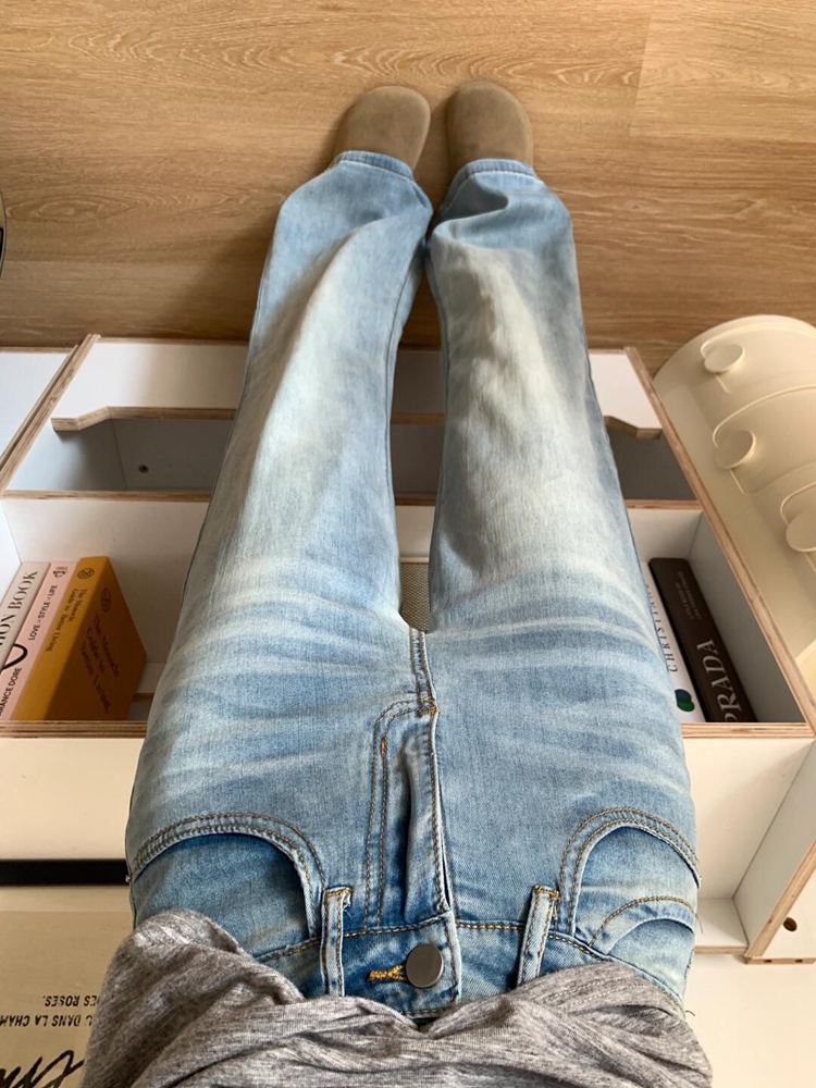 High-Waisted Flared Jeans for Women, Summer Thin Loose Wide-Leg Lycra Tencel Pants, Slimming Ice Silk Style High-Waisted Flared Jeans for Women, Summer Thin Loose Wide-Leg Lycra Tencel Pants, Slimming Ice Silk Style