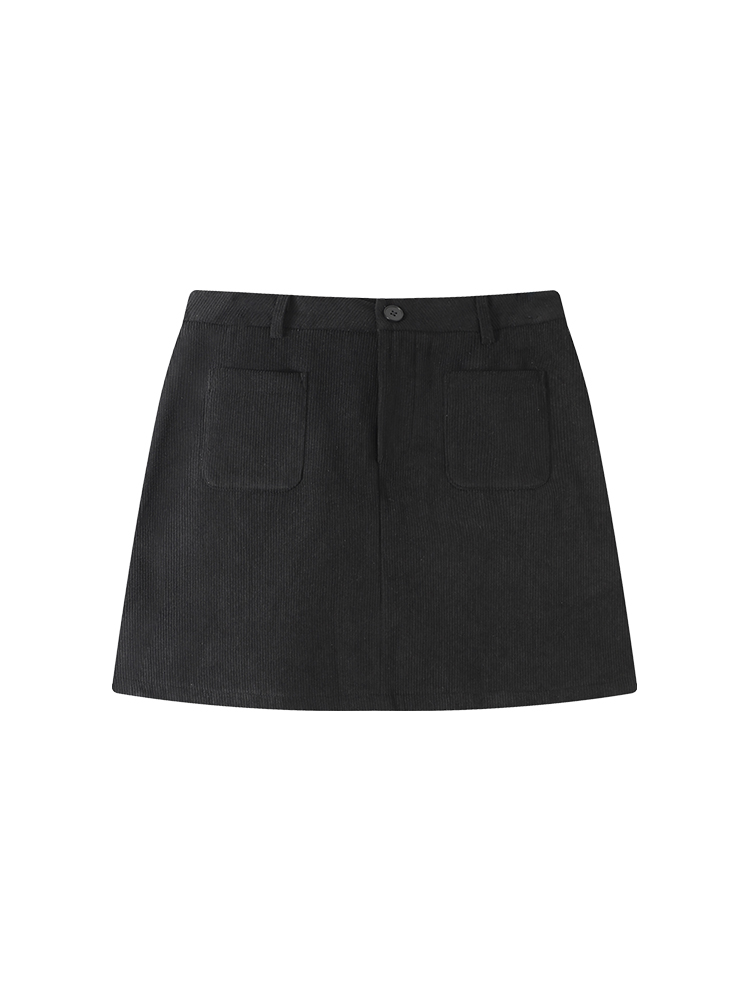 High-Waisted Fleece A-Line Skirt for Women - Solid Color, Elegant and Slimming, Versatile Autumn/Winter Korean Style Bodycon Skirt High-Waisted Fleece A-Line Skirt for Women - Solid Color, Elegant and Slimming, Versatile Autumn/Winter Korean Style Bodycon Skirt