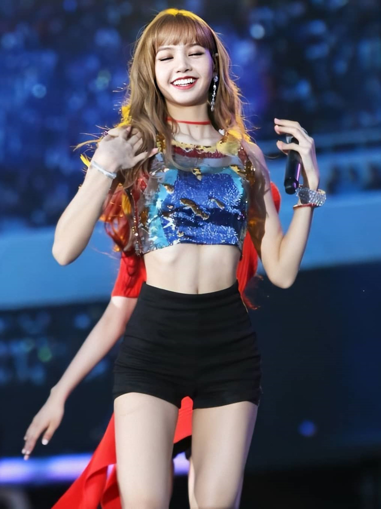 High-Waisted Jazz Girl Group Leggings Hot Pants for Stage Performance, Pole Dance, and Dancewear - Trendy Lisa-Style Outfit