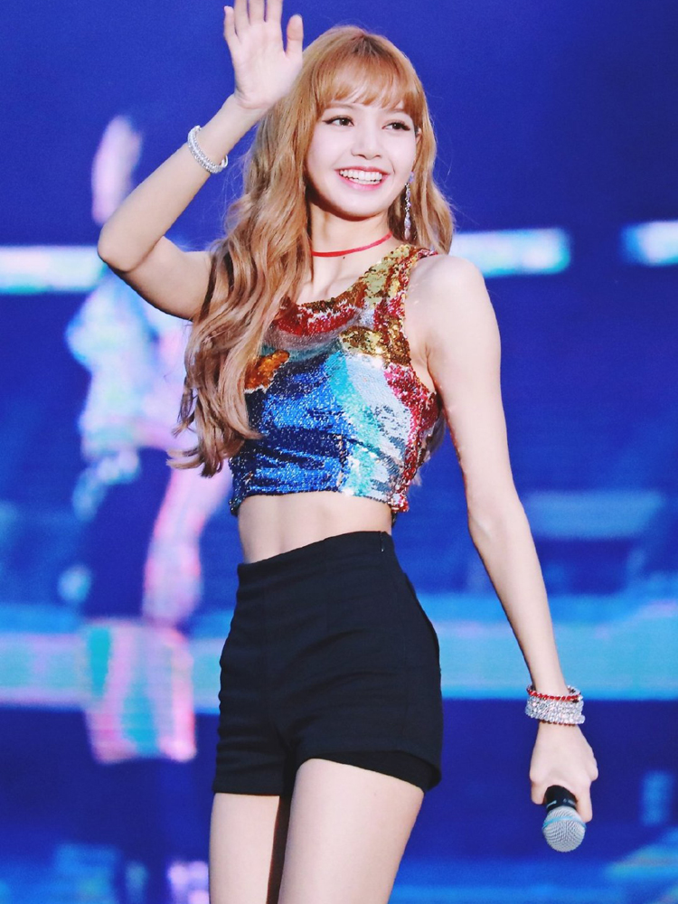 High-Waisted Jazz Girl Group Leggings Hot Pants for Stage Performance, Pole Dance, and Dancewear - Trendy Lisa-Style Outfit