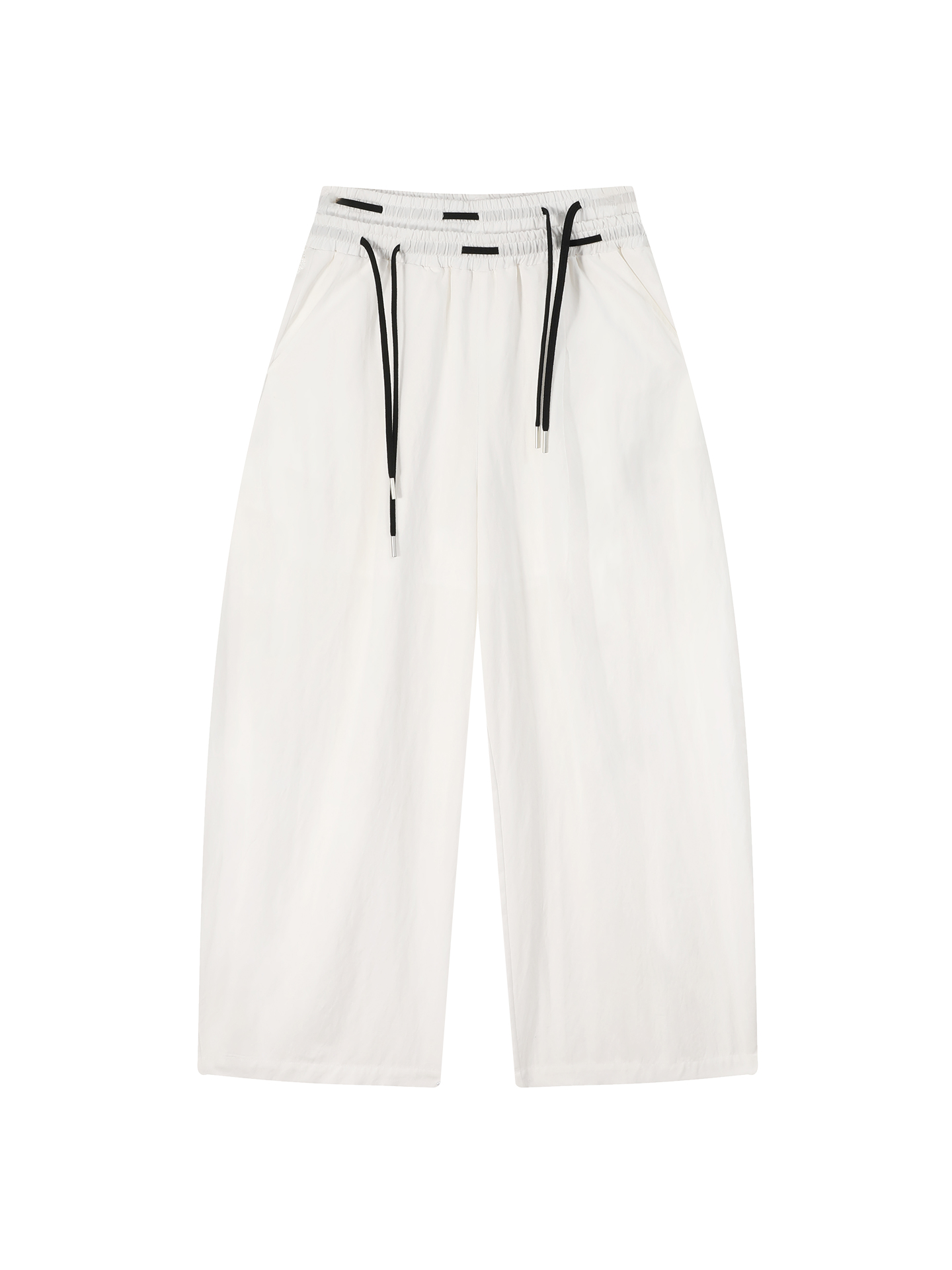 High-Waisted Wide-Leg Casual Pants for Women - Summer Korean Style Loose Floor-Length Trousers