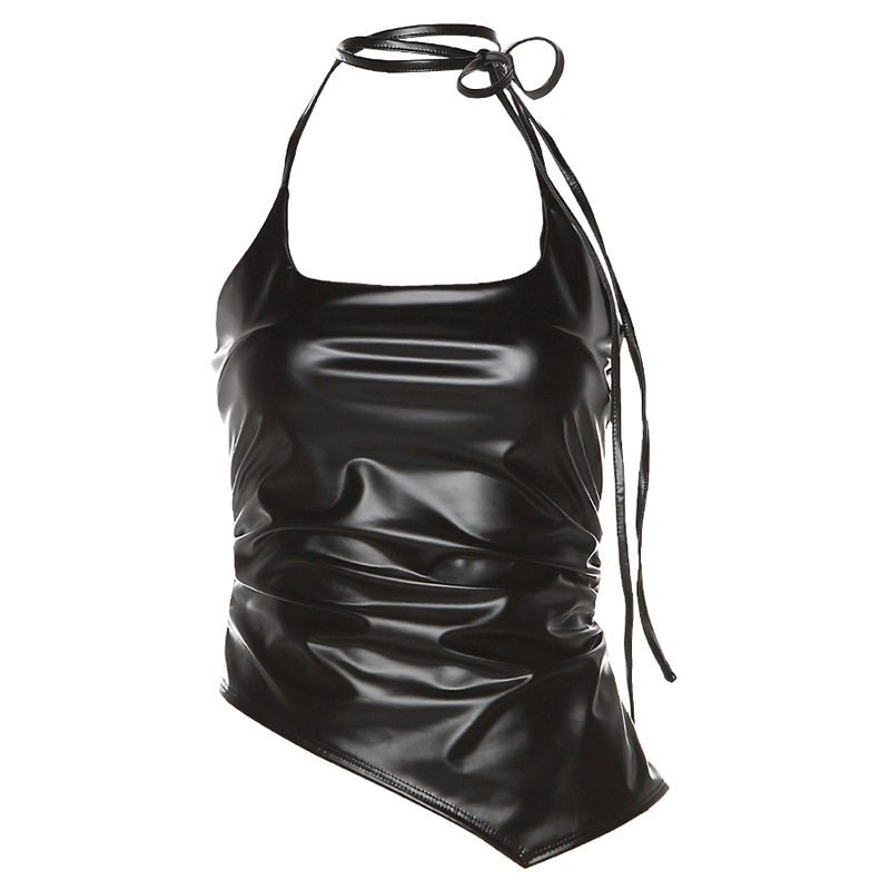 Hip-Hop Dance Set for Women - Ultra-Short Leather Jacket & High-Waisted Camouflage Cargo Pants - Trendy Streetwear Outfit Hip-Hop Dance Set for Women - Ultra-Short Leather Jacket & High-Waisted Camouflage Cargo Pants - Trendy Streetwear Outfit