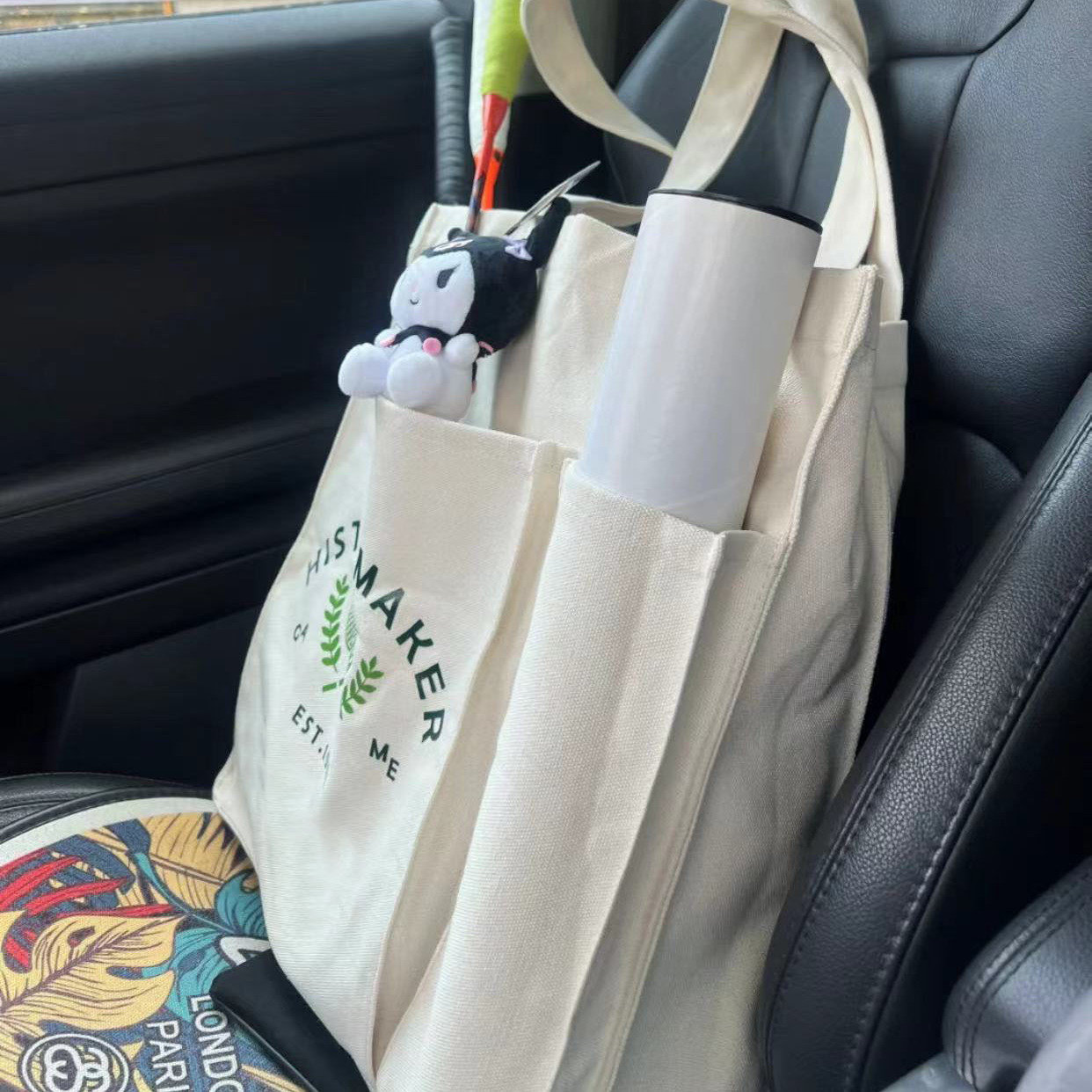 Japanese-Style Casual Large Capacity Letter Print Canvas Shoulder Tote Sports Bag - Versatile Badminton Tote for Everyday Use Japanese-Style Casual Large Capacity Letter Print Canvas Shoulder Tote Sports Bag - Versatile Badminton Tote for Everyday Use