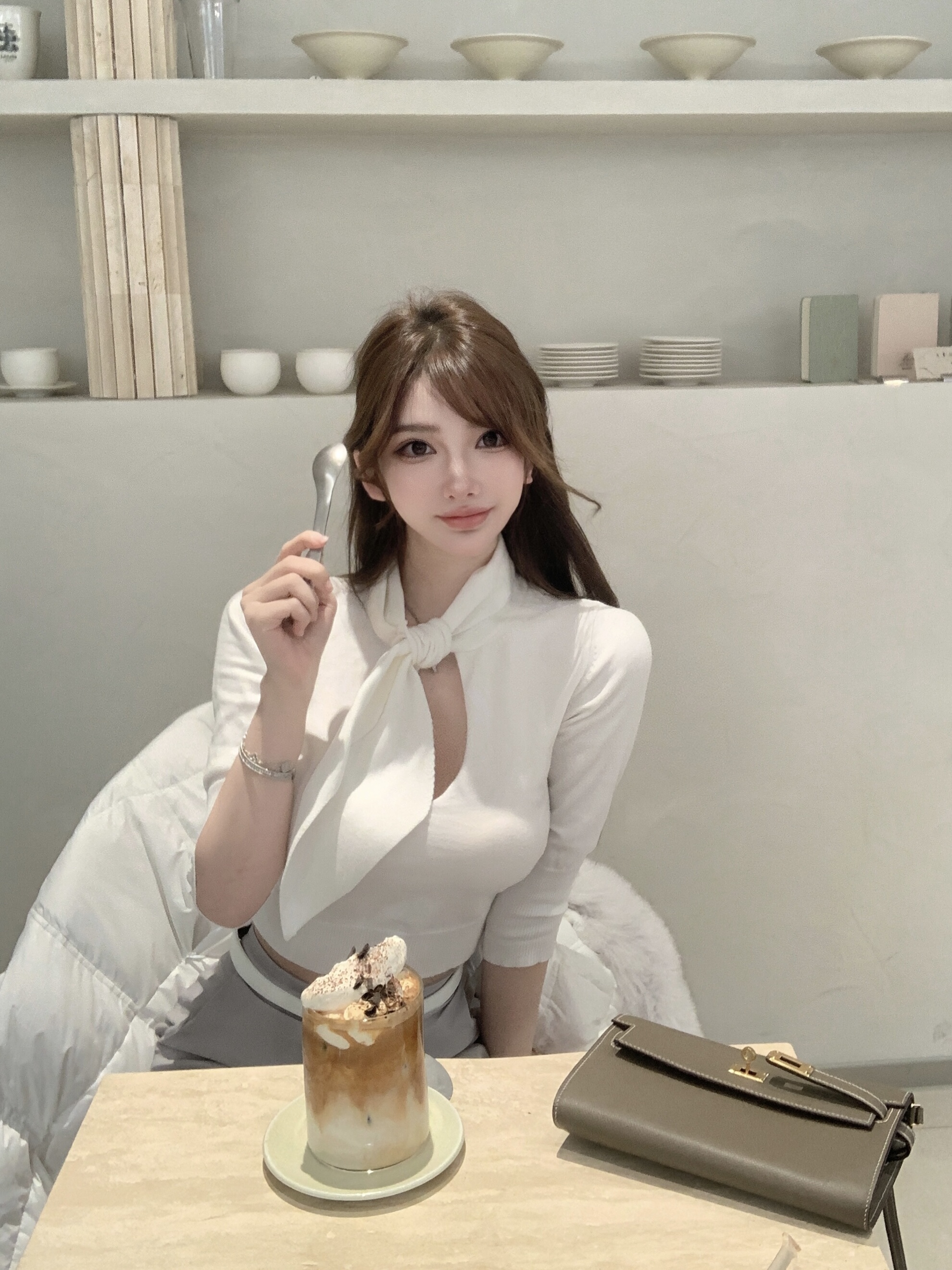 Japanese-Style Classic Hollow-Out Bow Short-Sleeve Knitted Top for Women - Y2K Fashion, Trendy Summer Style Japanese-Style Classic Hollow-Out Bow Short-Sleeve Knitted Top for Women - Y2K Fashion, Trendy Summer Style