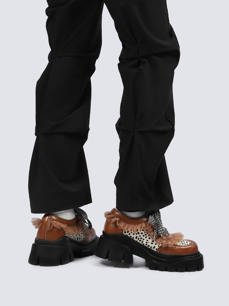 Japanese Style Mary Jane Thick-Soled Shoes for Women - Height-Increasing Niche Sports Flats for Spring/Summer 2025