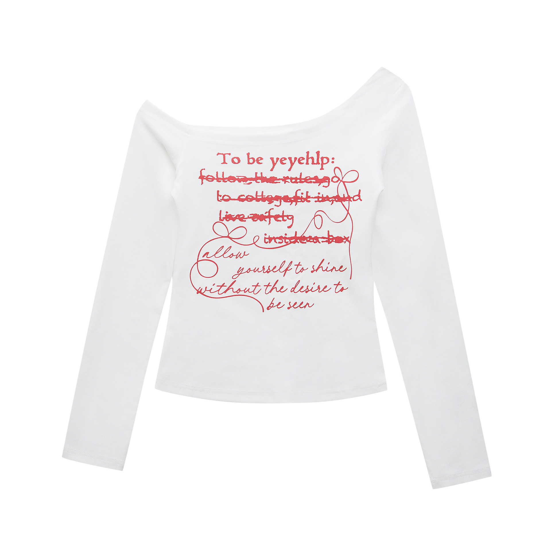 Jazz Dance Outfit for Girls: White Letter Short Top with Burgundy Cartoon Straight-Leg Sweatpants, Trendy Streetwear Look