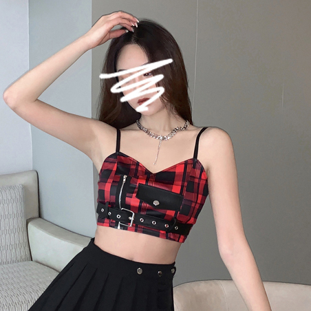 K-Pop Inspired Dance Costume Set - Spicy Girl Jazz Dance Top and Skirt Outfit for Performances and Parties