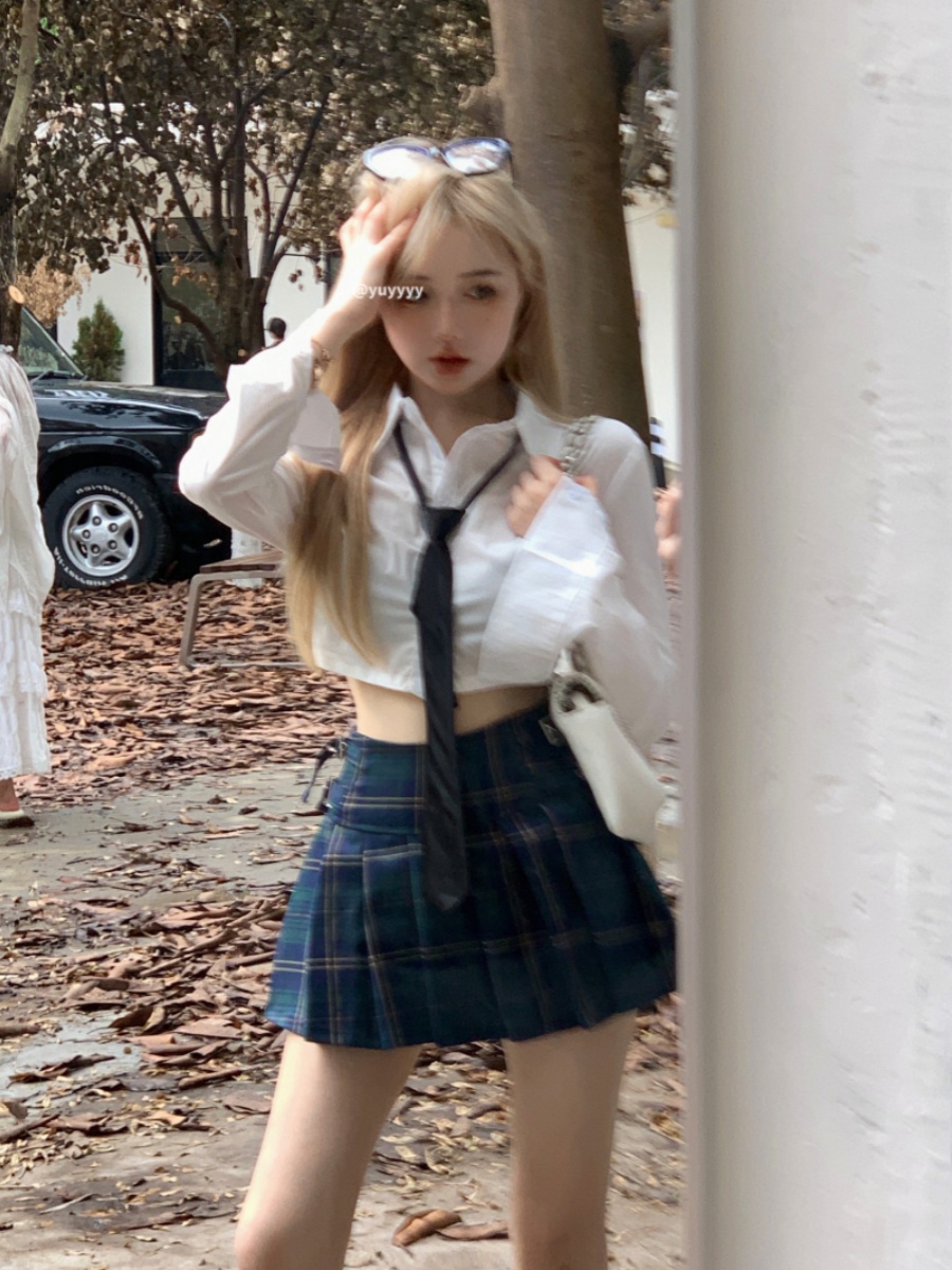 K-pop Inspired Jazz Dance Performance Outfit Set - Gogo Dance Cheerleading Hot Girl Shirt for Girls