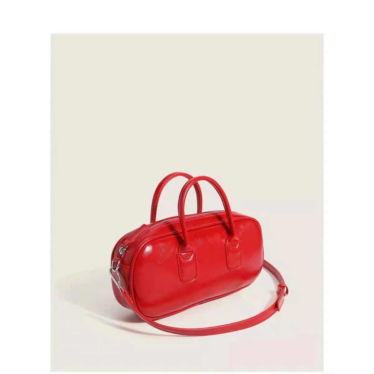 Korean Minimalist Retro Boston Bag for Women - High-Quality Oil Wax Leather Large Capacity Shoulder Tote Bag