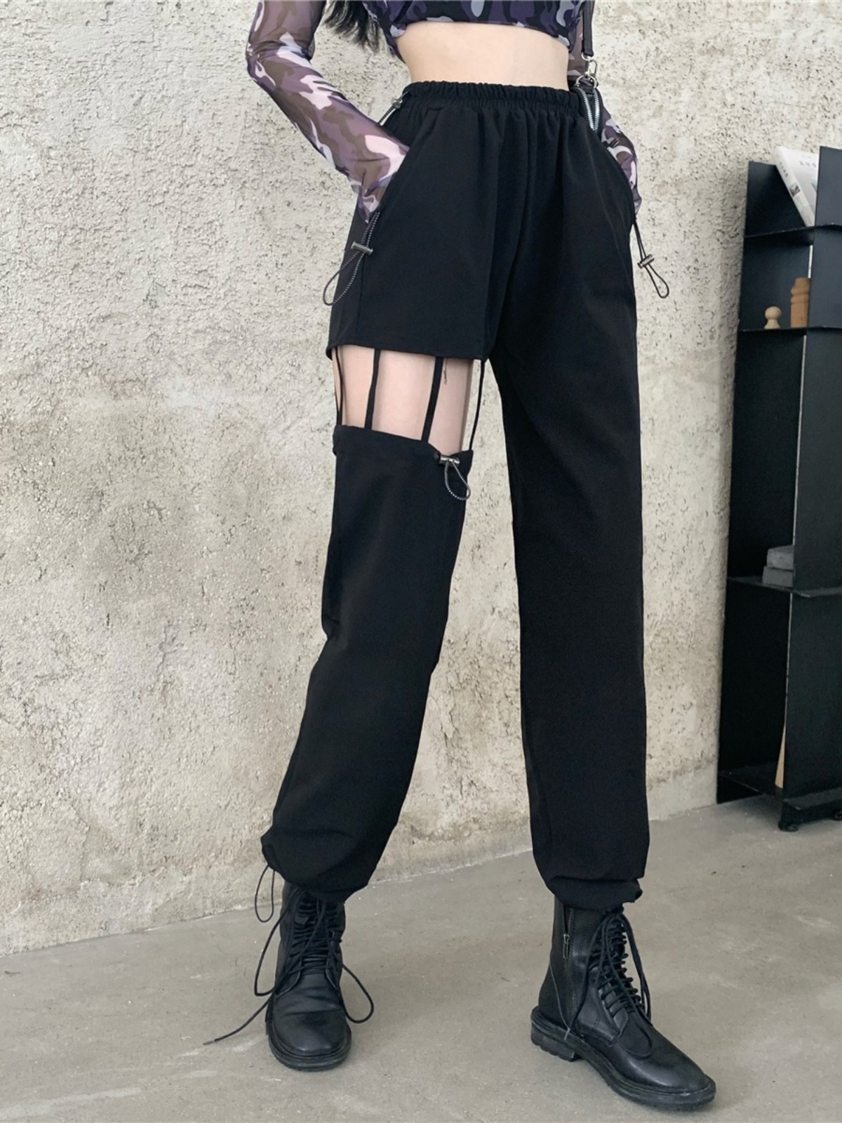 Korean Style Cool Girl Outfit Set for Early Autumn - Trendy Jazz Dance Performance Clothing in Stylish Salt System Design Korean Style Cool Girl Outfit Set for Early Autumn - Trendy Jazz Dance Performance Clothing in Stylish Salt System Design