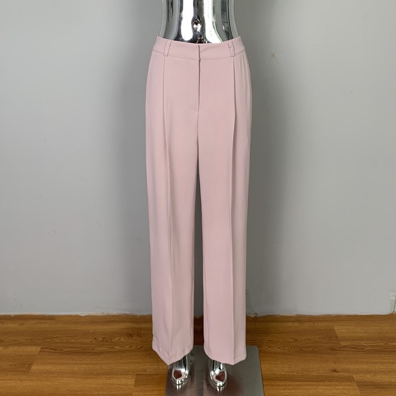 Korean Style Draped Casual Long Pants for Women, Elegant Loose Slim Straight Wide-Leg Trousers - Versatile Fashion Essential Korean Style Draped Casual Long Pants for Women, Elegant Loose Slim Straight Wide-Leg Trousers - Versatile Fashion Essential