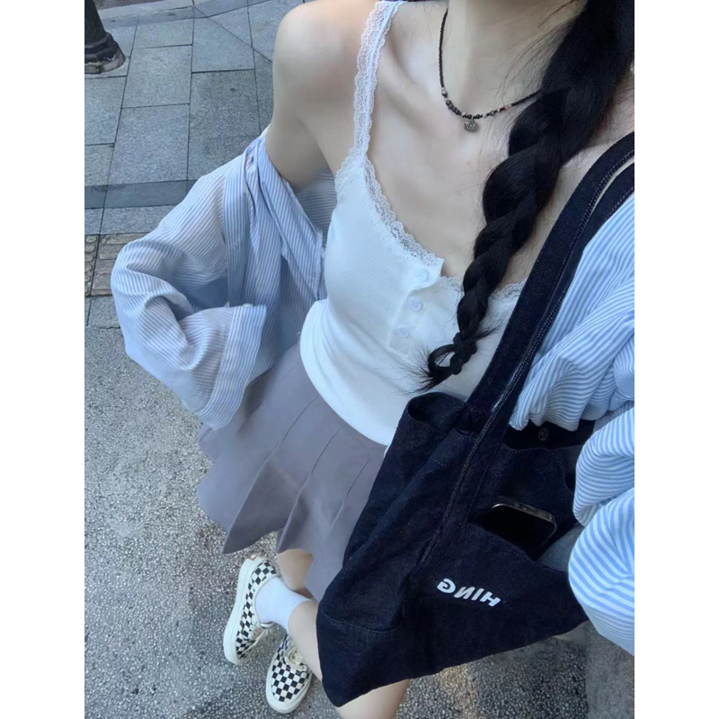 Korean Style Minimalist Denim Tote Bag for Women - Casual Letter Print Shoulder Handbag for Commuting, 2025 New Model Korean Style Minimalist Denim Tote Bag for Women - Casual Letter Print Shoulder Handbag for Commuting, 2025 New Model