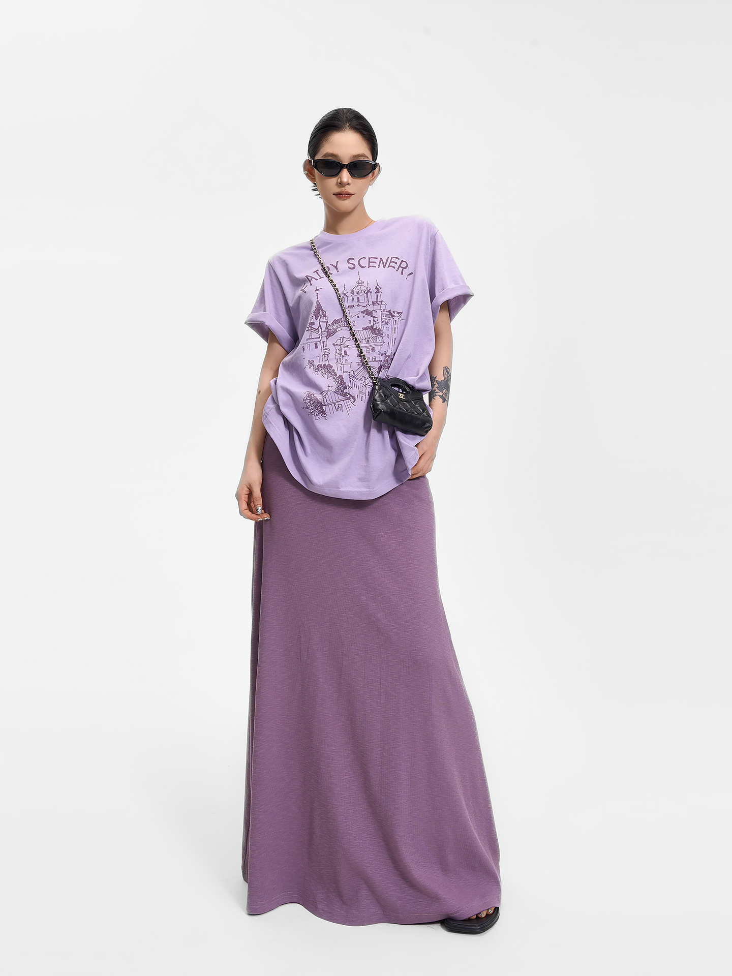 Korean Style Printed Round Neck Short Sleeve T-Shirt for Women - Summer Loose Fit Slimming Half Sleeve Top Korean Style Printed Round Neck Short Sleeve T-Shirt for Women - Summer Loose Fit Slimming Half Sleeve Top