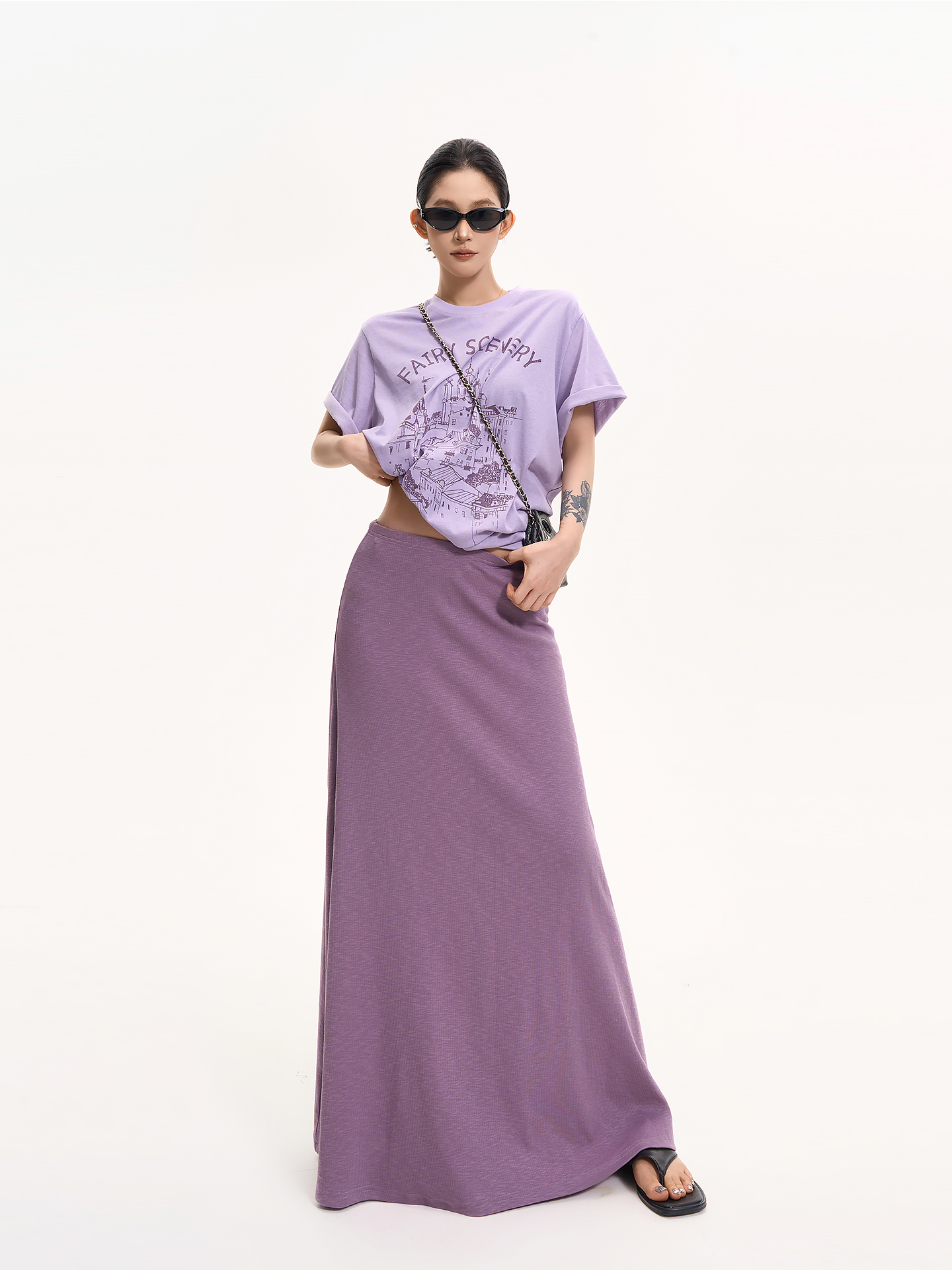 Korean Style Printed Round Neck Short Sleeve T-Shirt for Women - Summer Loose Fit Slimming Half Sleeve Top Korean Style Printed Round Neck Short Sleeve T-Shirt for Women - Summer Loose Fit Slimming Half Sleeve Top