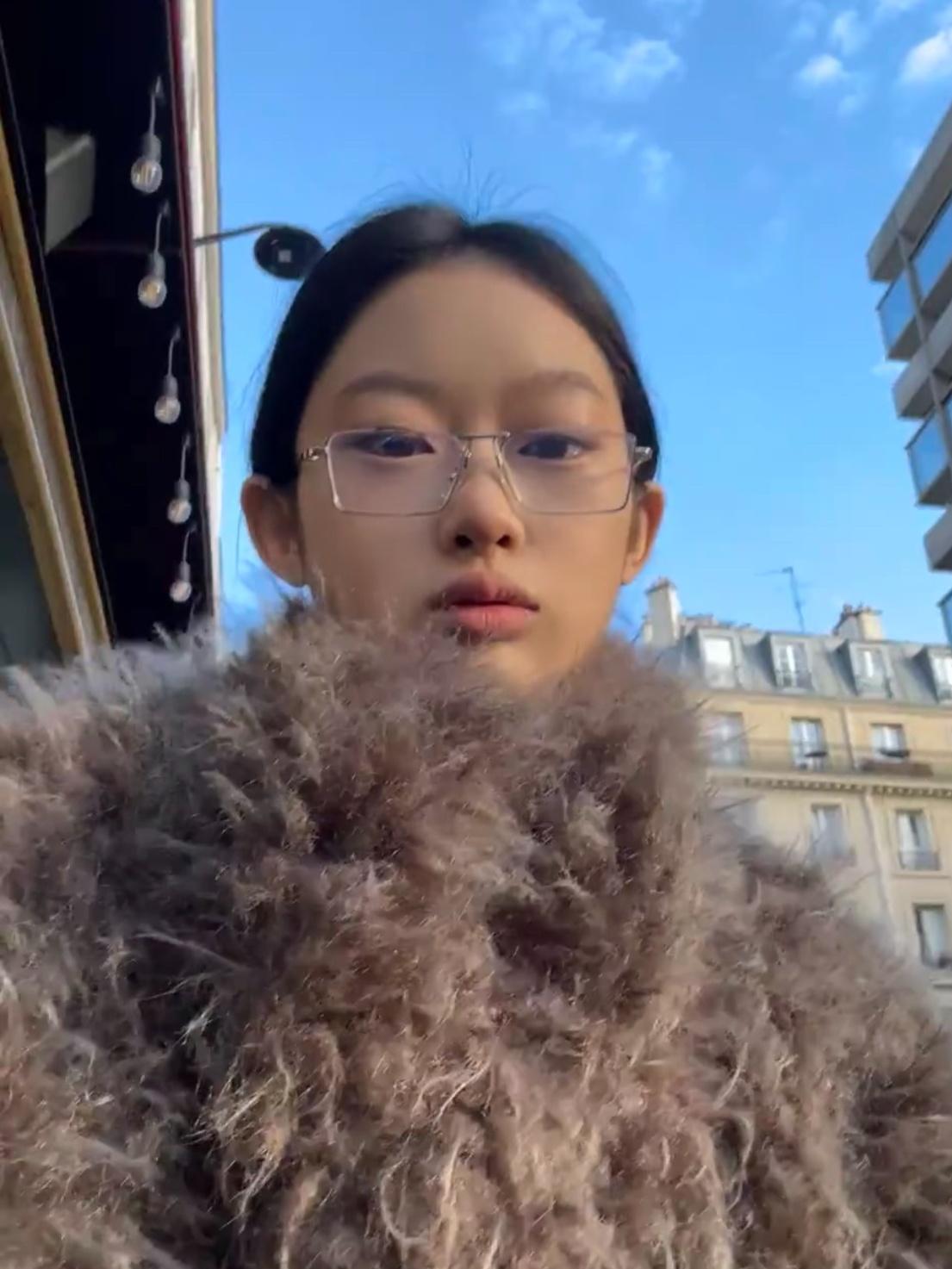 Korean-Style Retro Small Square Metal Silver Glasses Frame for Blue Light Blocking Prescription with Clear Lens