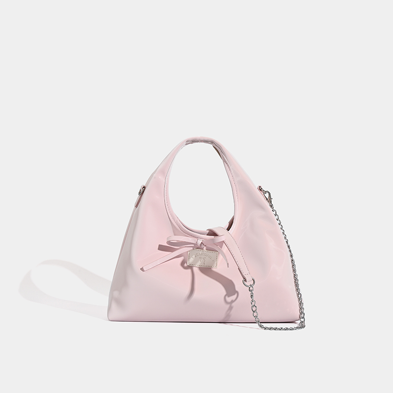 Korean-Style Sweet Girl Bow Handheld Bag - Versatile Crossbody & Shoulder Bag for Women, 2025 Fashion Trend