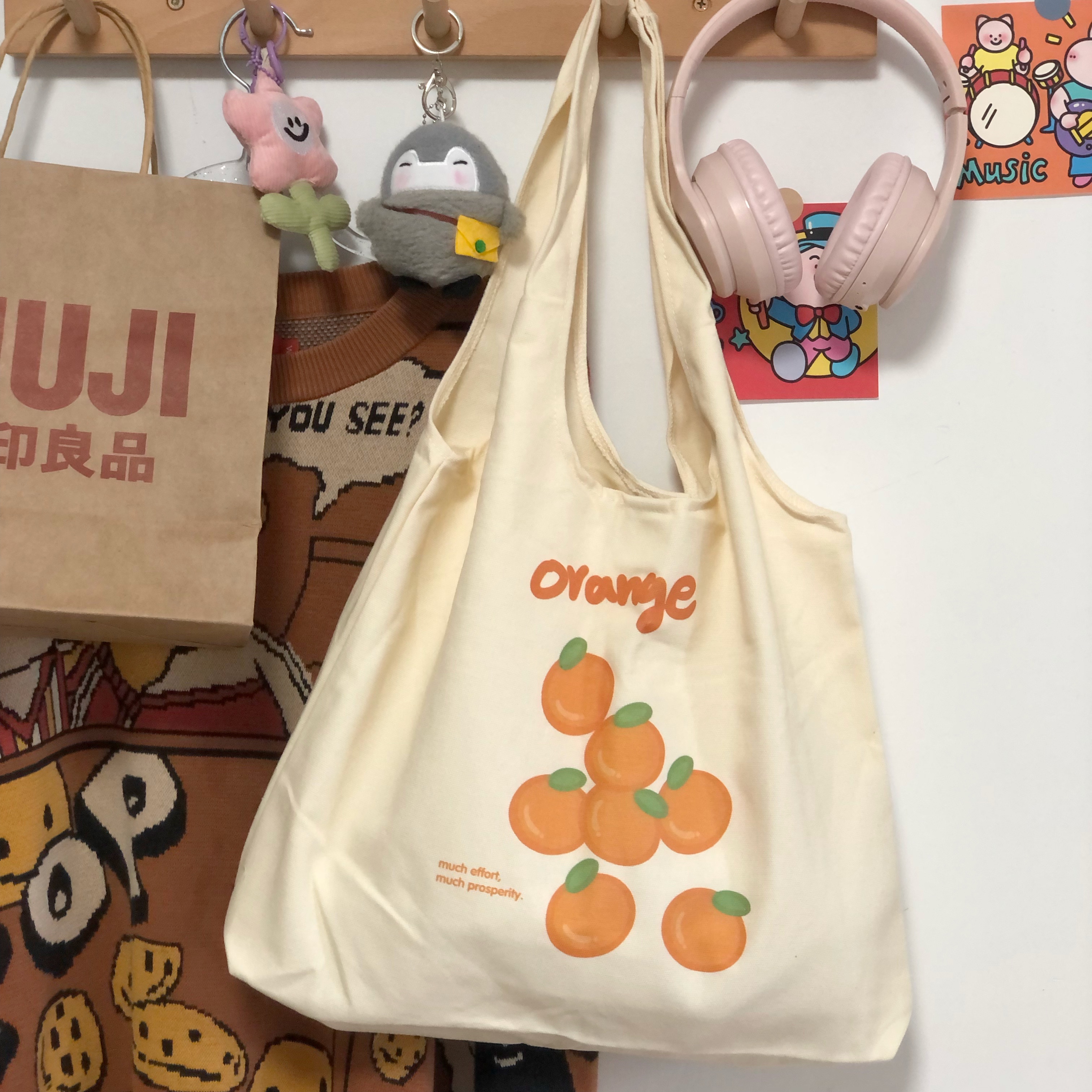 Korean Style Versatile Canvas Tote Bag for Women - Large Capacity Commuter and Student Shoulder Bag Korean Style Versatile Canvas Tote Bag for Women - Large Capacity Commuter and Student Shoulder Bag