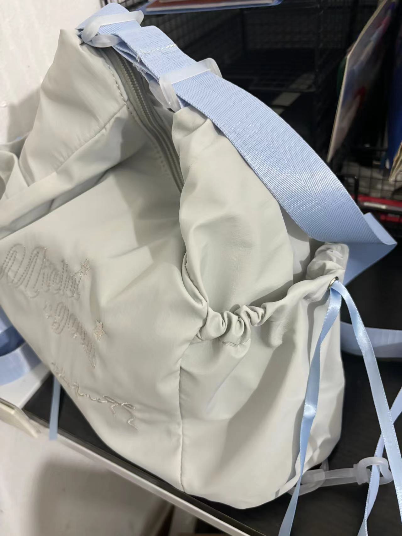 Korean Style Versatile Commuting Backpack, Large-Capacity Artistic Embroidered Crossbody Bag for Trendy Girls Korean Style Versatile Commuting Backpack, Large-Capacity Artistic Embroidered Crossbody Bag for Trendy Girls