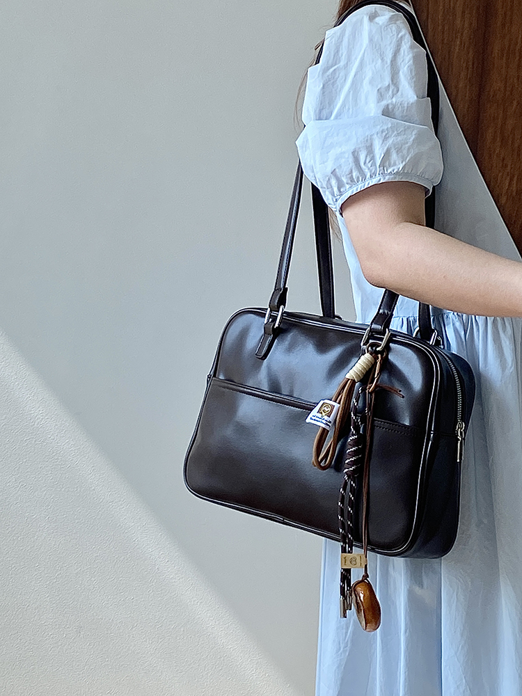 Korean Style Vintage Multi-Functional Large Capacity Women's Briefcase Shoulder Bag Backpack