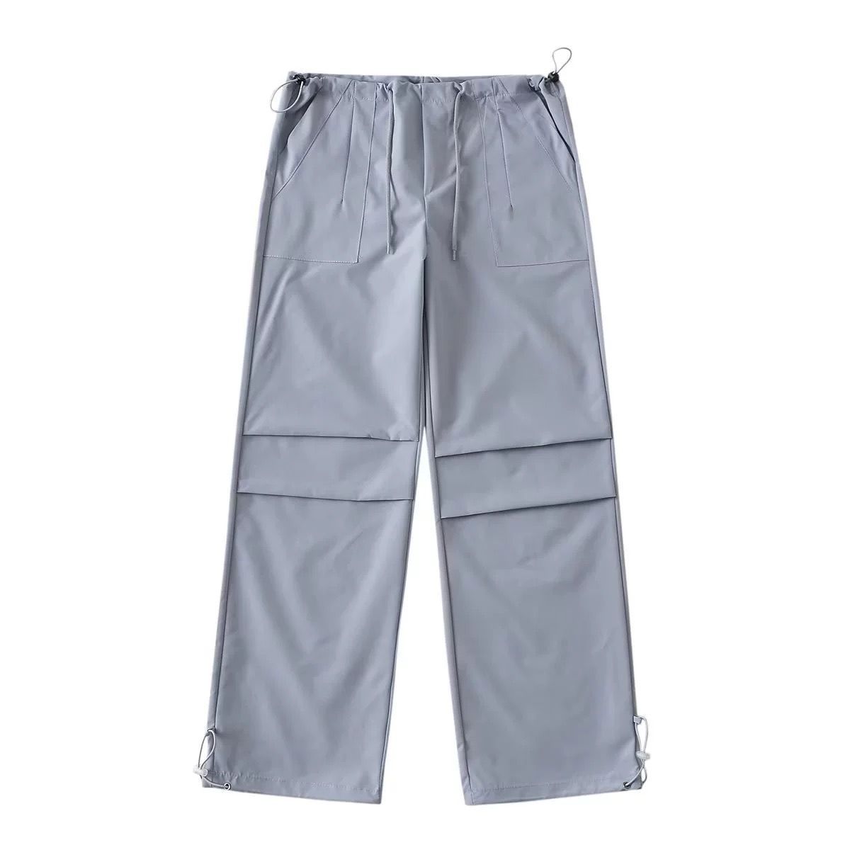 Korean Style Women's Gray Off-Shoulder Letter Short Top with Quick-Dry Cargo Sports Pants Dance Outfit Korean Style Women's Gray Off-Shoulder Letter Short Top with Quick-Dry Cargo Sports Pants Dance Outfit