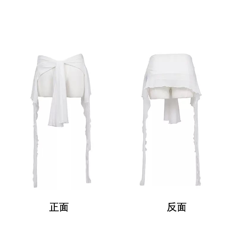 Lace Camisole & Yellow Bow Sports Pants Set - Kpop Jazz Dance Outfit, Fake Two-Piece Style, Long Trousers for Performance and Practice Lace Camisole & Yellow Bow Sports Pants Set - Kpop Jazz Dance Outfit, Fake Two-Piece Style, Long Trousers for Performance and Practice