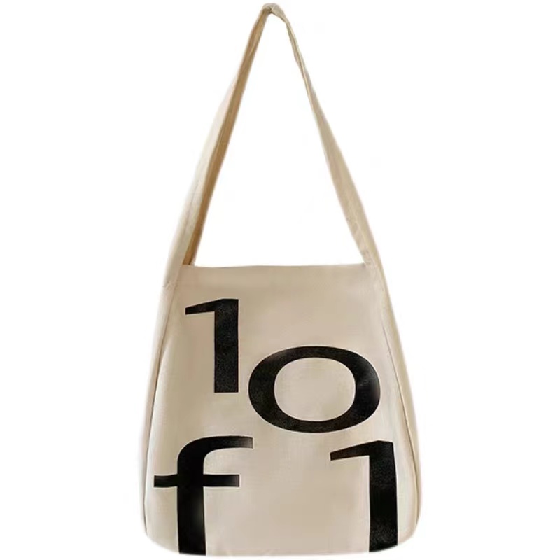 Large Capacity Canvas Tote Bag for Class and Commute - Versatile Simple Underarm Design for Everyday Use Large Capacity Canvas Tote Bag for Class and Commute - Versatile Simple Underarm Design for Everyday Use