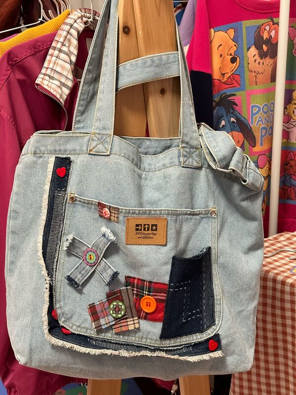 Large Capacity Denim Crossbody Bag for Women - Handmade Commuter Tote, Cute Student Style, Y2K Fashion Accessory