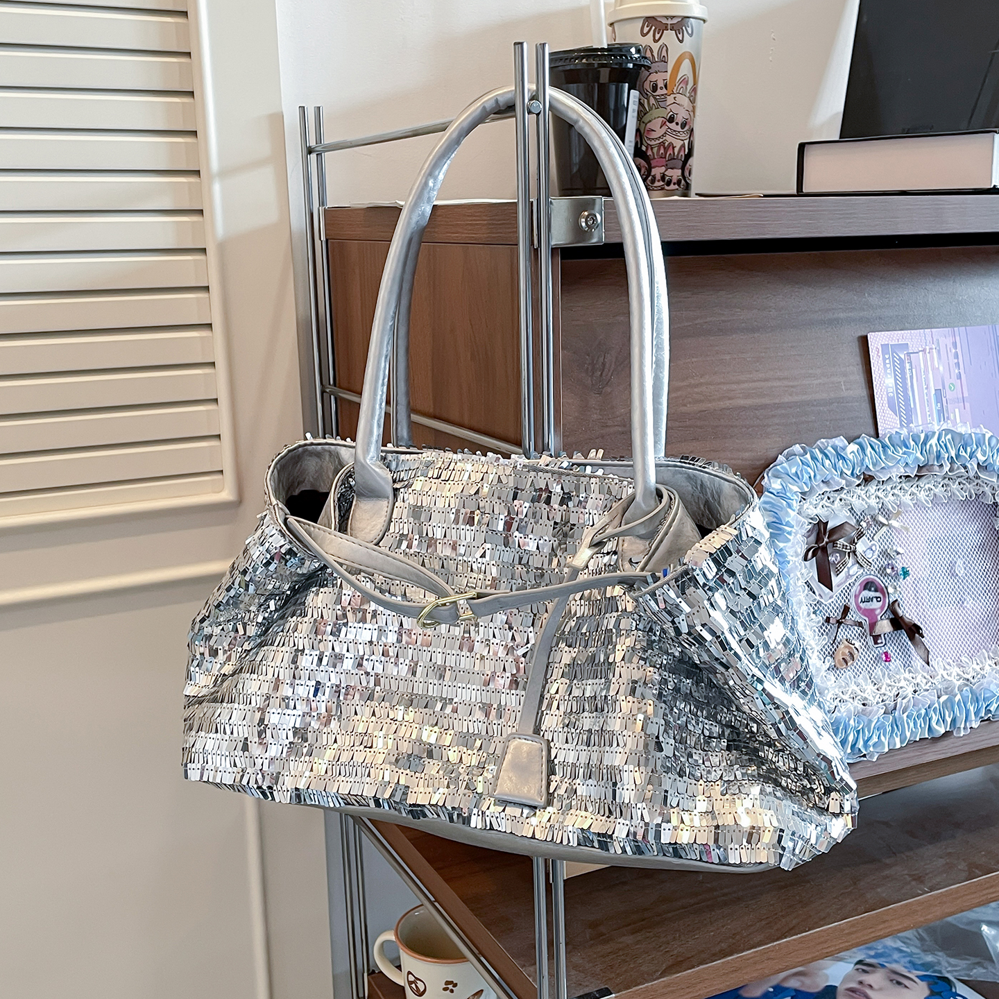 Large Capacity Women's Sequined Shoulder Bag - Versatile Casual Tote for Work & Commuting - Summer 2025 Fashion Large Capacity Women's Sequined Shoulder Bag - Versatile Casual Tote for Work & Commuting - Summer 2025 Fashion