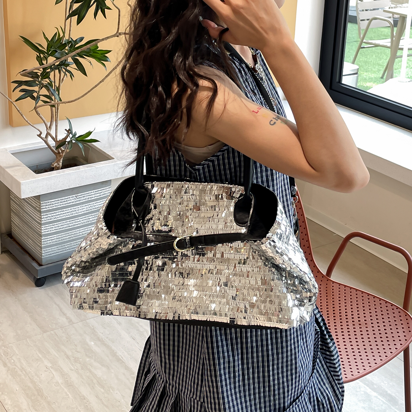 Large Capacity Women's Sequined Shoulder Bag - Versatile Casual Tote for Work & Commuting - Summer 2025 Fashion Large Capacity Women's Sequined Shoulder Bag - Versatile Casual Tote for Work & Commuting - Summer 2025 Fashion