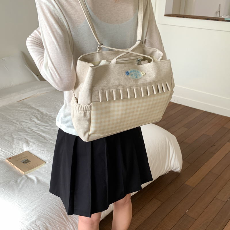 Large Capacity Women's Tote Bag - 2025 New Style Casual Versatile Backpack & High-End Shoulder Commuter Bag