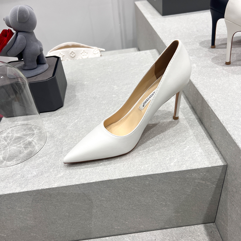 Light Gray Lambskin High Heels for Women – HyunA Style Pointed Toe Thin Heel Shallow Mouth Shoes – Spring Autumn Fashion Light Gray Lambskin High Heels for Women – HyunA Style Pointed Toe Thin Heel Shallow Mouth Shoes – Spring Autumn Fashion