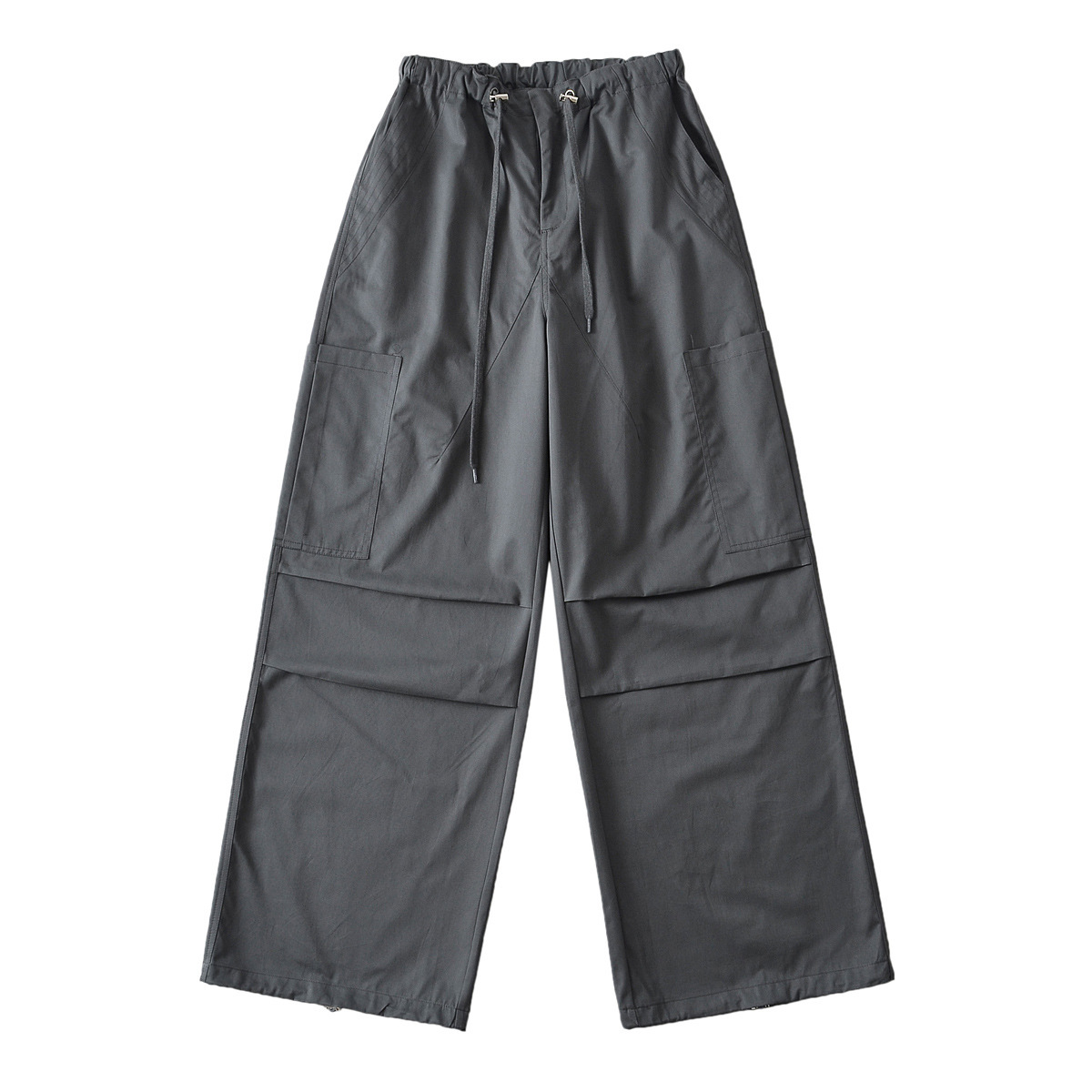 Light Gray Women's Jazz Dance Outfit - Korean Style Thin Straight-Leg Sweatpants, Long Sports Trousers for Dance and Fitness Light Gray Women's Jazz Dance Outfit - Korean Style Thin Straight-Leg Sweatpants, Long Sports Trousers for Dance and Fitness