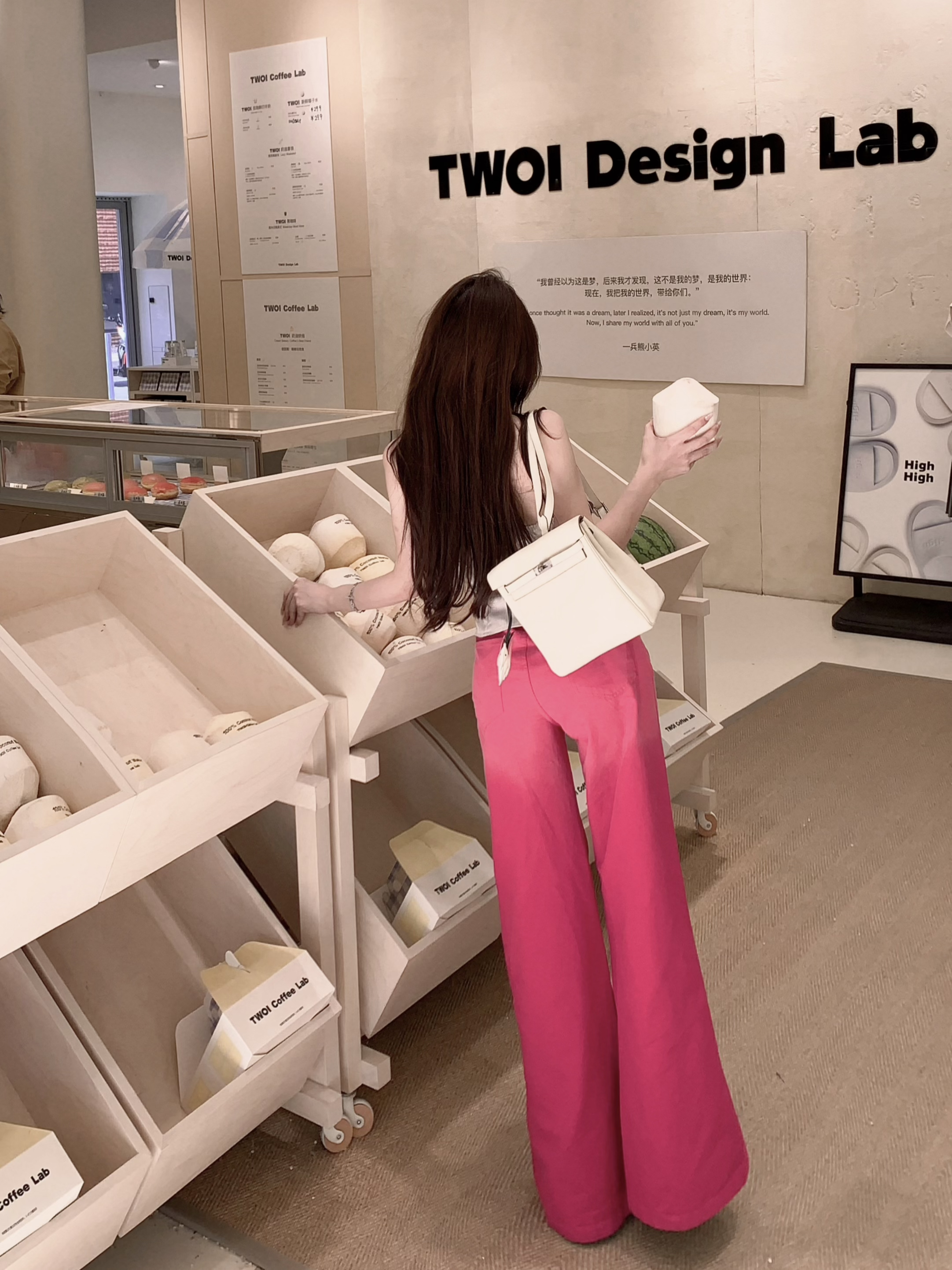 Light Pink Wide-Leg Casual Pants - Thin Denim, Chill Barbie Style, Y2K Vibe, Perfect for Summer Outfits