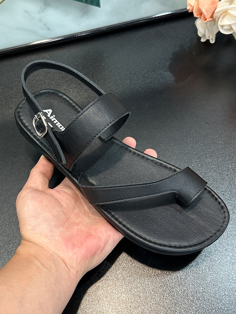 Lightweight Flat Thong Roman Sandals for Women - Soft-Soled, Breathable, Non-Slip Casual Summer Footwear 2025