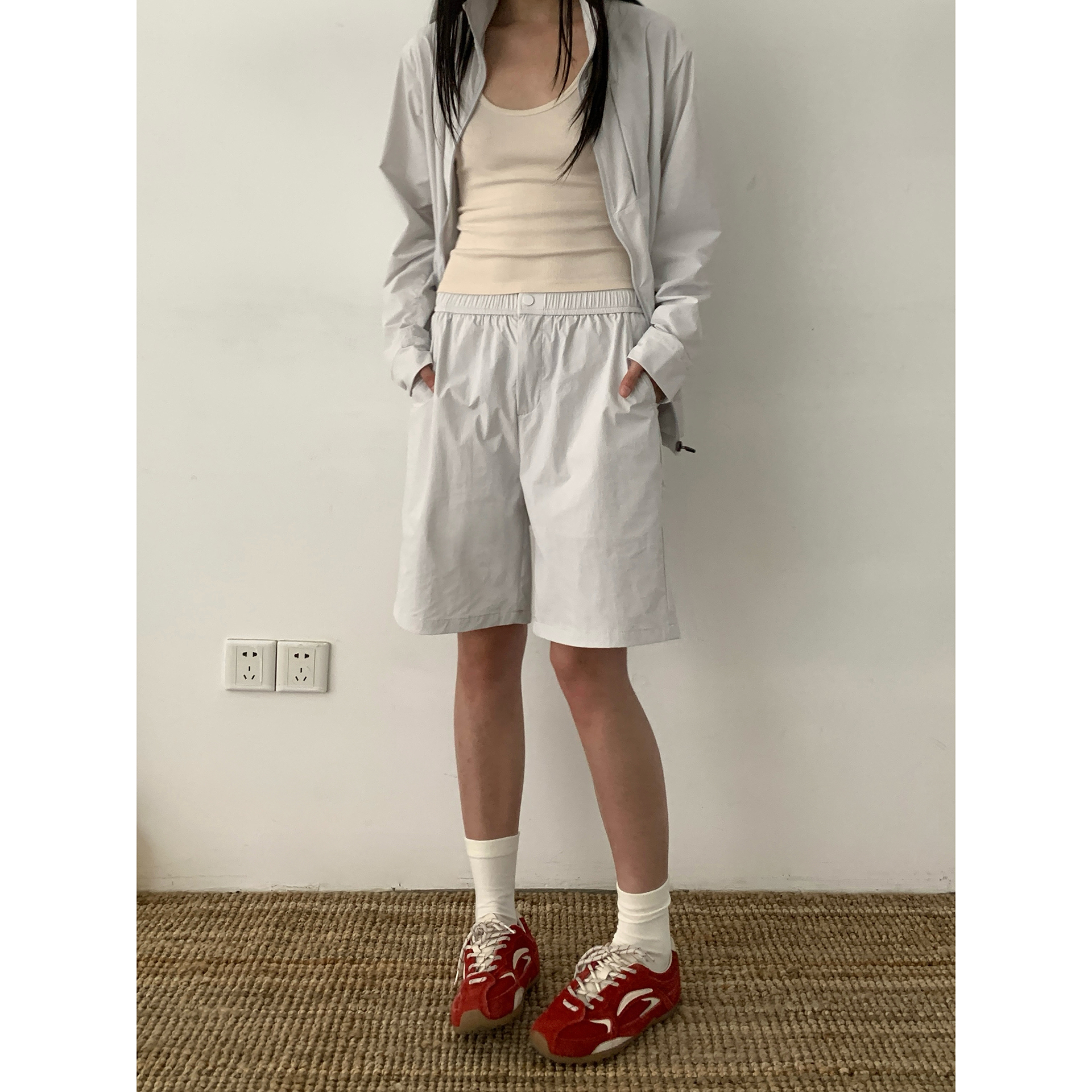 Lightweight Minimalist Quick-Dry Outdoor Shorts for Men and Women - Casual Loose Straight-Leg Five-Point Sports Pants