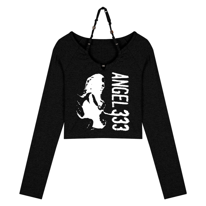 Long Sleeve Jazz Dance Top for Women - American Street Style Group Performance Shirt, K-Pop Inspired Slim Fit Base Layer Long Sleeve Jazz Dance Top for Women - American Street Style Group Performance Shirt, K-Pop Inspired Slim Fit Base Layer