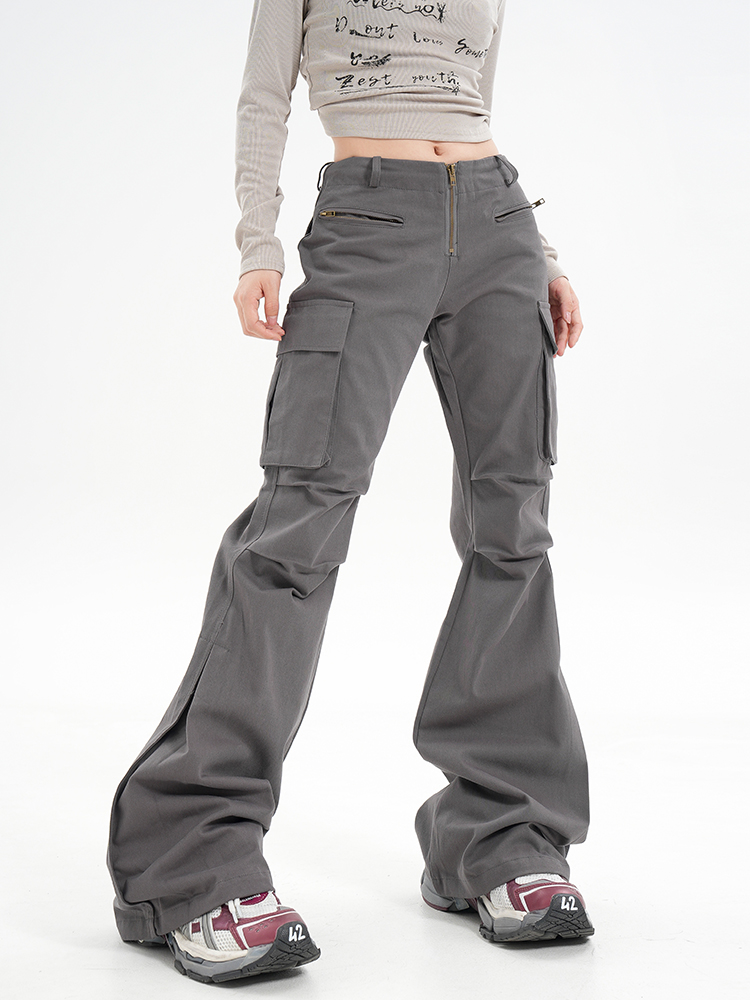 Loose Wide-Leg Vintage Work Pants for Men and Women - American High Street Hip-Hop Style, Versatile Fashion for Spring and Autumn