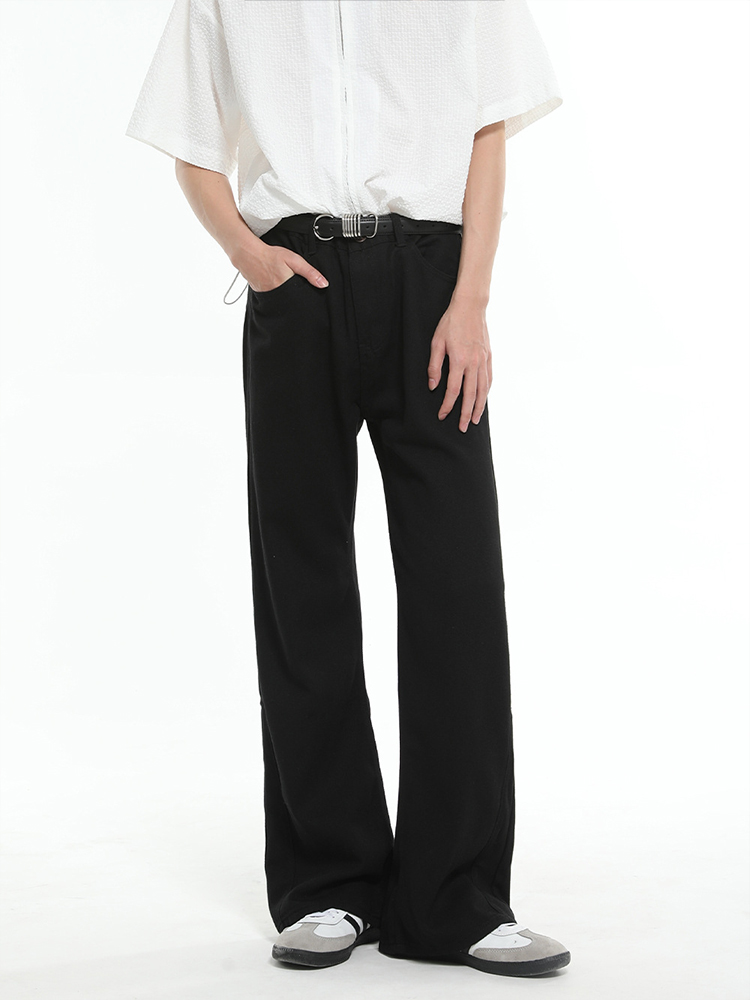 Men's American Retro Clean Fit Micro-Flare Jeans - Slim High-Rise Casual Pants for 90s Y2K Style Trend Men's American Retro Clean Fit Micro-Flare Jeans - Slim High-Rise Casual Pants for 90s Y2K Style Trend