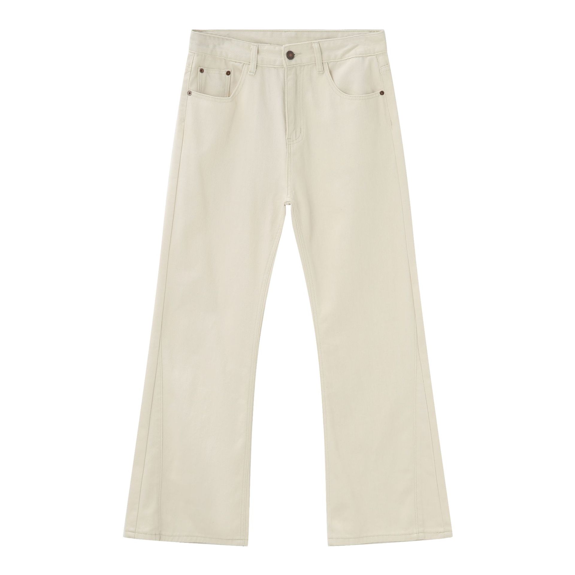 Men's American Retro Clean Fit Micro-Flare Jeans - Slim High-Rise Casual Pants for 90s Y2K Style Trend Men's American Retro Clean Fit Micro-Flare Jeans - Slim High-Rise Casual Pants for 90s Y2K Style Trend