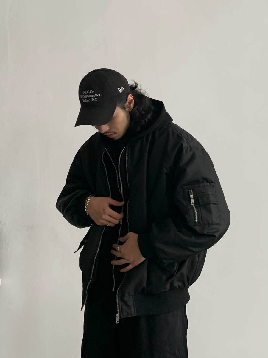 Men's Japanese Winter MA1 Pilot Jacket - Thick Cotton Coat, Vintage Streetwear, Fake Two-Piece Design, American Style Men's Japanese Winter MA1 Pilot Jacket - Thick Cotton Coat, Vintage Streetwear, Fake Two-Piece Design, American Style