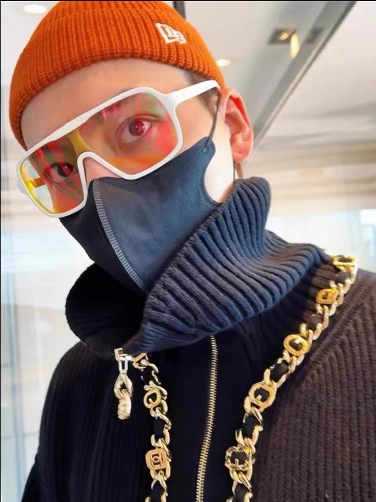 Men's Oversized Cool Sunglasses for Big Faces - Slimming Cycling Windproof Goggles - Trendy 90s Y2K Style Eyewear Men's Oversized Cool Sunglasses for Big Faces - Slimming Cycling Windproof Goggles - Trendy 90s Y2K Style Eyewear