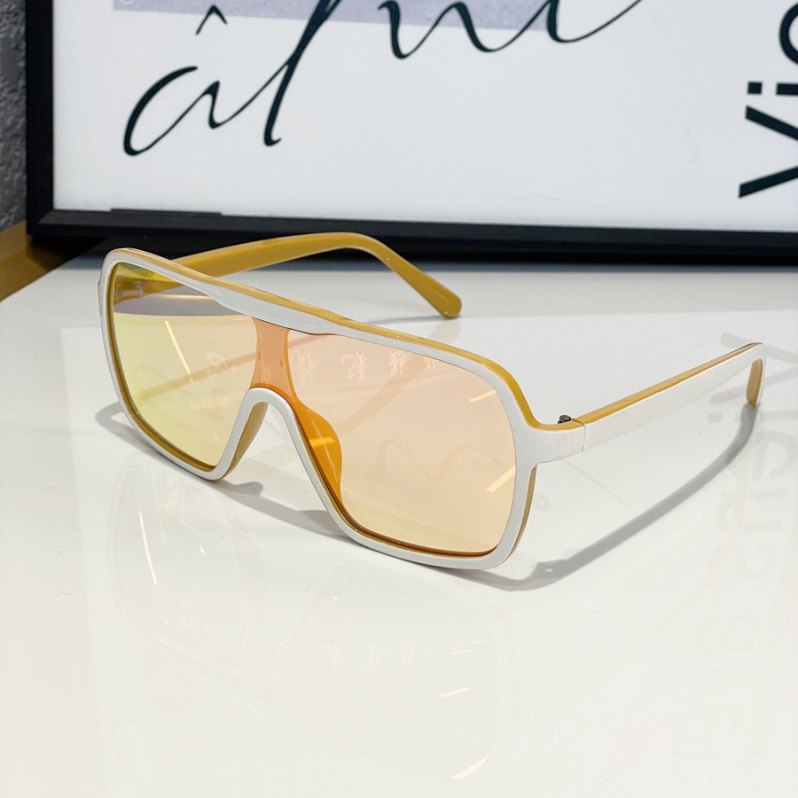 Men's Oversized Cool Sunglasses for Big Faces - Slimming Cycling Windproof Goggles - Trendy 90s Y2K Style Eyewear