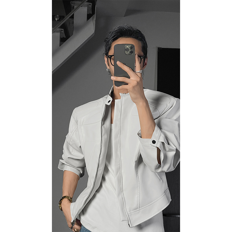 Men's Retro Dragon Dadao Leather Jacket - Trendy Short Motorcycle Jacket in 2025 American Style Men's Retro Dragon Dadao Leather Jacket - Trendy Short Motorcycle Jacket in 2025 American Style