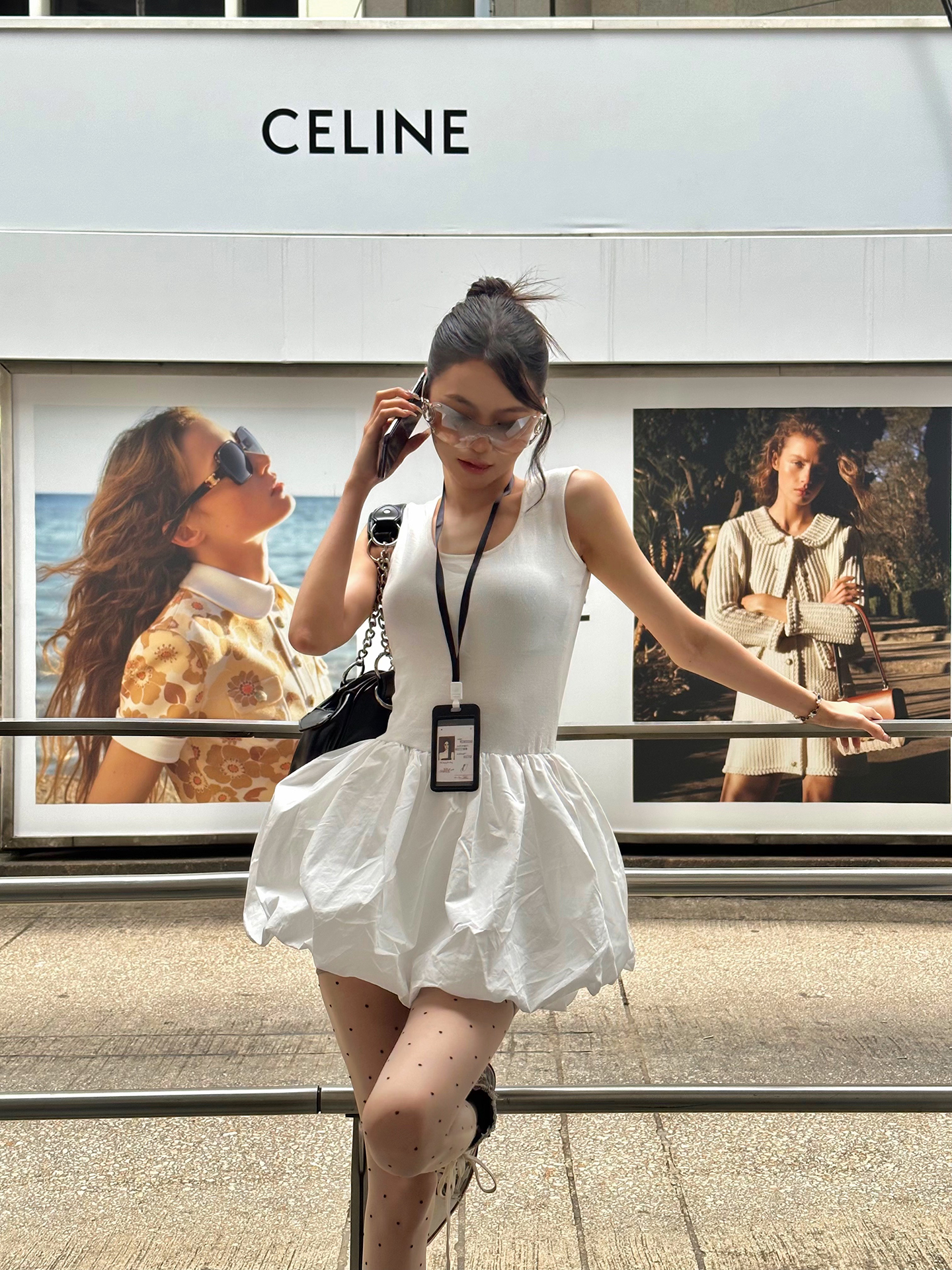 Minimalist Floral Bud Dress - Cool Hot Girl Waist-Defining Slim Fit French Sleeveless Vest for Y2K and 90s Style